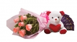 Flowers n Soft toy