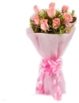 Endearing Pink Roses Bouquet