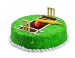 Cricket Pitch Cake