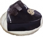 Chocolate Truffle Heart shape cake 2kg