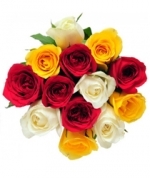 10 Mix Roses Bunch