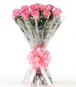 Elegant Bouquet Of Pink Roses