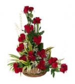 Lovely 40 Roses Basket