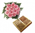 Pink Rose N Dry Fruits