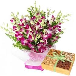 Orchid N Dry Fruits Combo