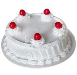 Fresh Vanilla Cake Half Kg