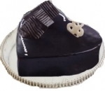 Chocolate Truffle Heart shape cake