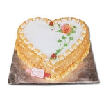 Heart Shape Butterscotch Cake 1kg