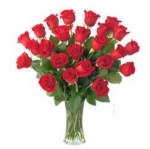 Red Roses Vase Arrangement