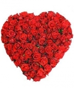 Heart Shape 50 Roses