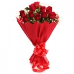 Vivid 12 Red Roses