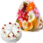 Pineapple Cake With Flower