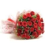 25 Red Rose Bunch