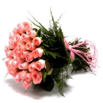 30 Pink Roses Bunch