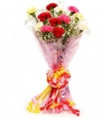 15 Mix Carnation Bunch