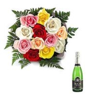 Mix Roses With Champagne
