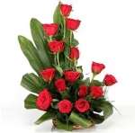 Red Roses Basket