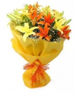 Vibrant Lilies Bouquet