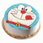 A DORAEMON FACE CAKE