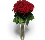 Feelings 20 Red Roses In Glass Vases